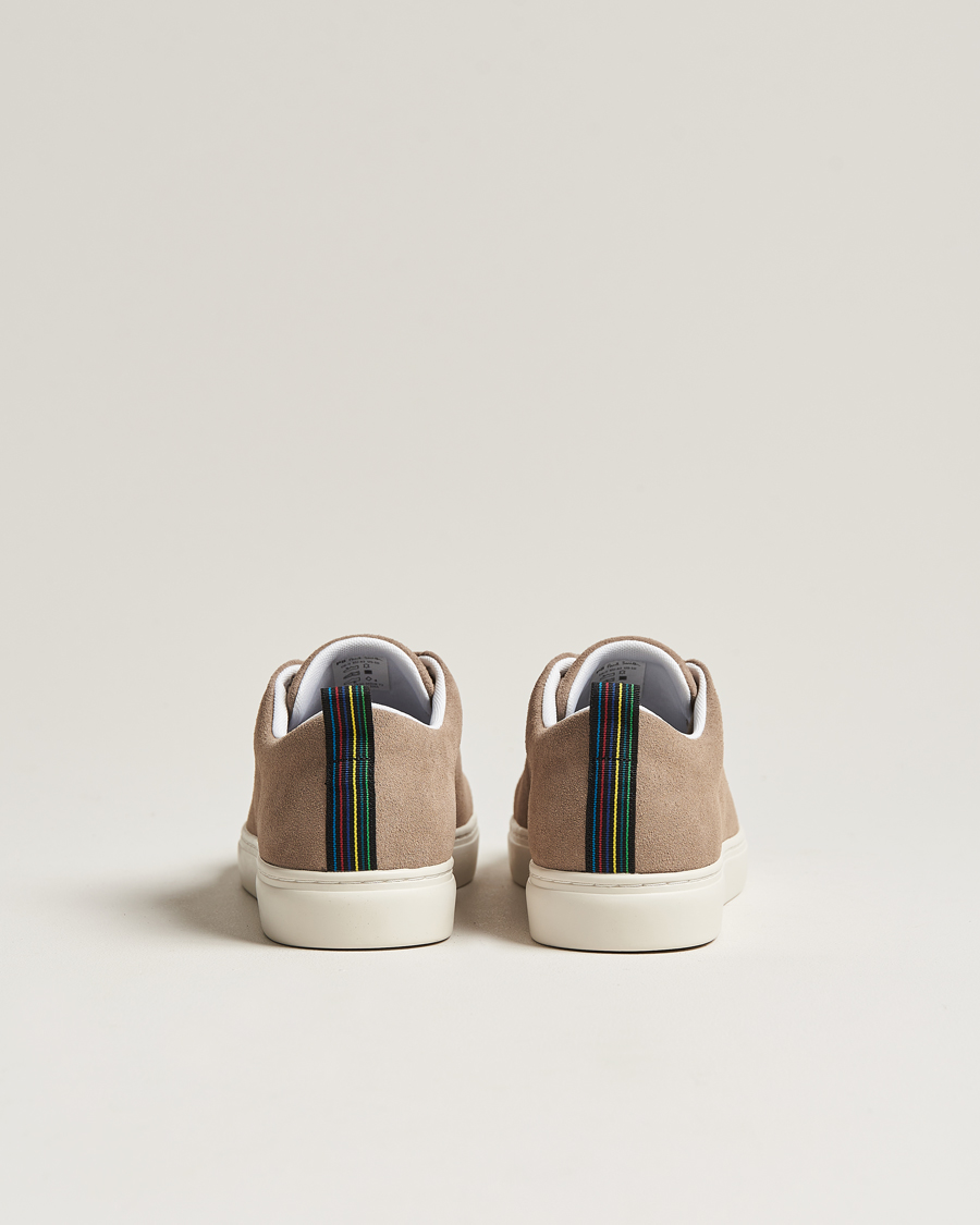 Herren | PS Paul Smith Lee Cap Toe Suede Sneaker Taupe | PS Paul Smith | Lee Cap Toe Suede Sneaker Taupe