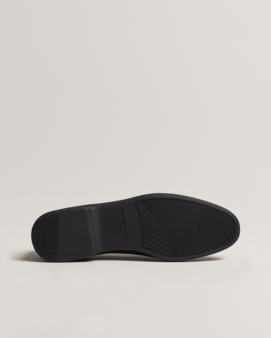 Herren | Loafer | Baudoin & Lange | Stride Loafers Black Suede