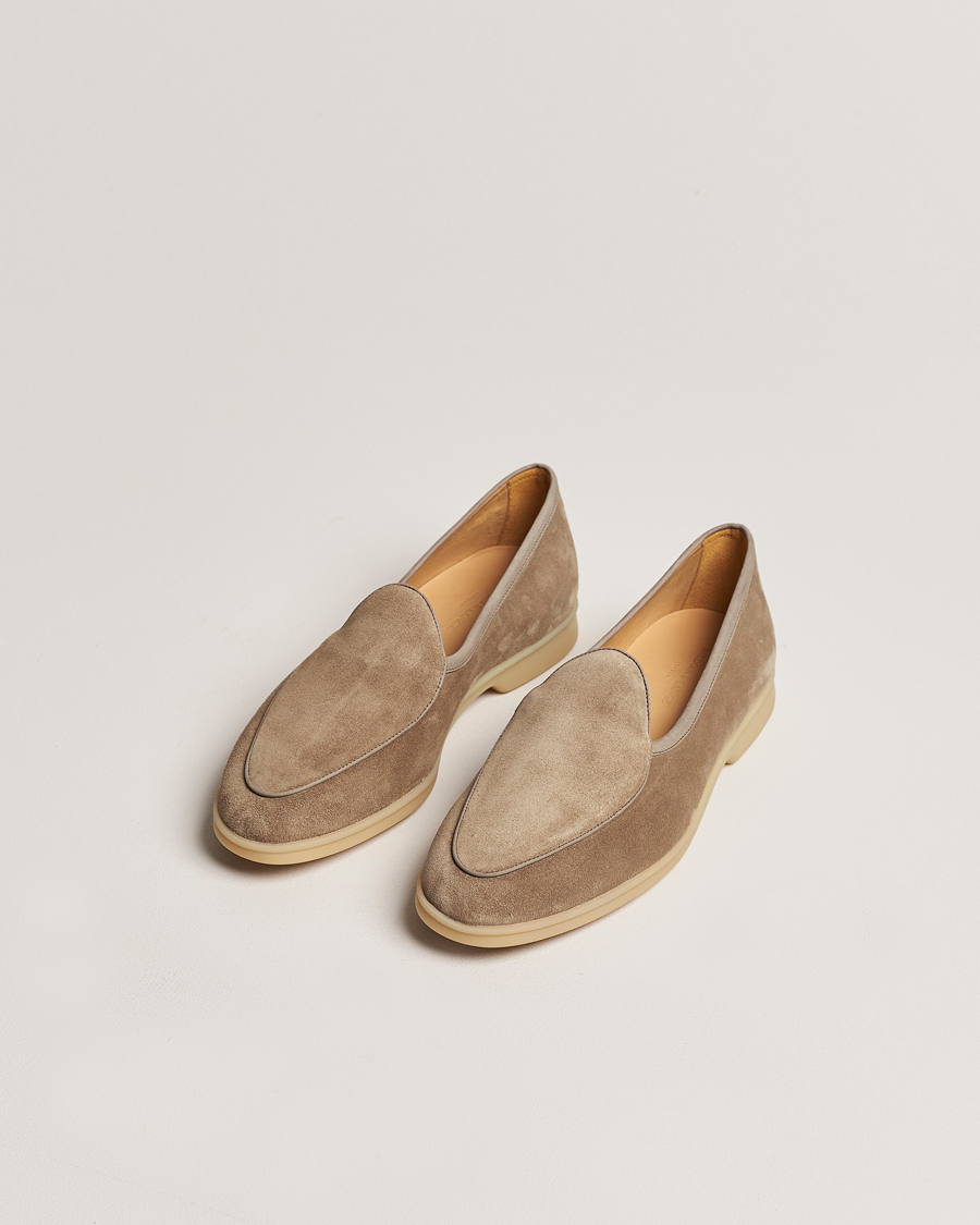 Herren | Aktuelle Marken | Baudoin & Lange | Stride Loafers Taupe Suede