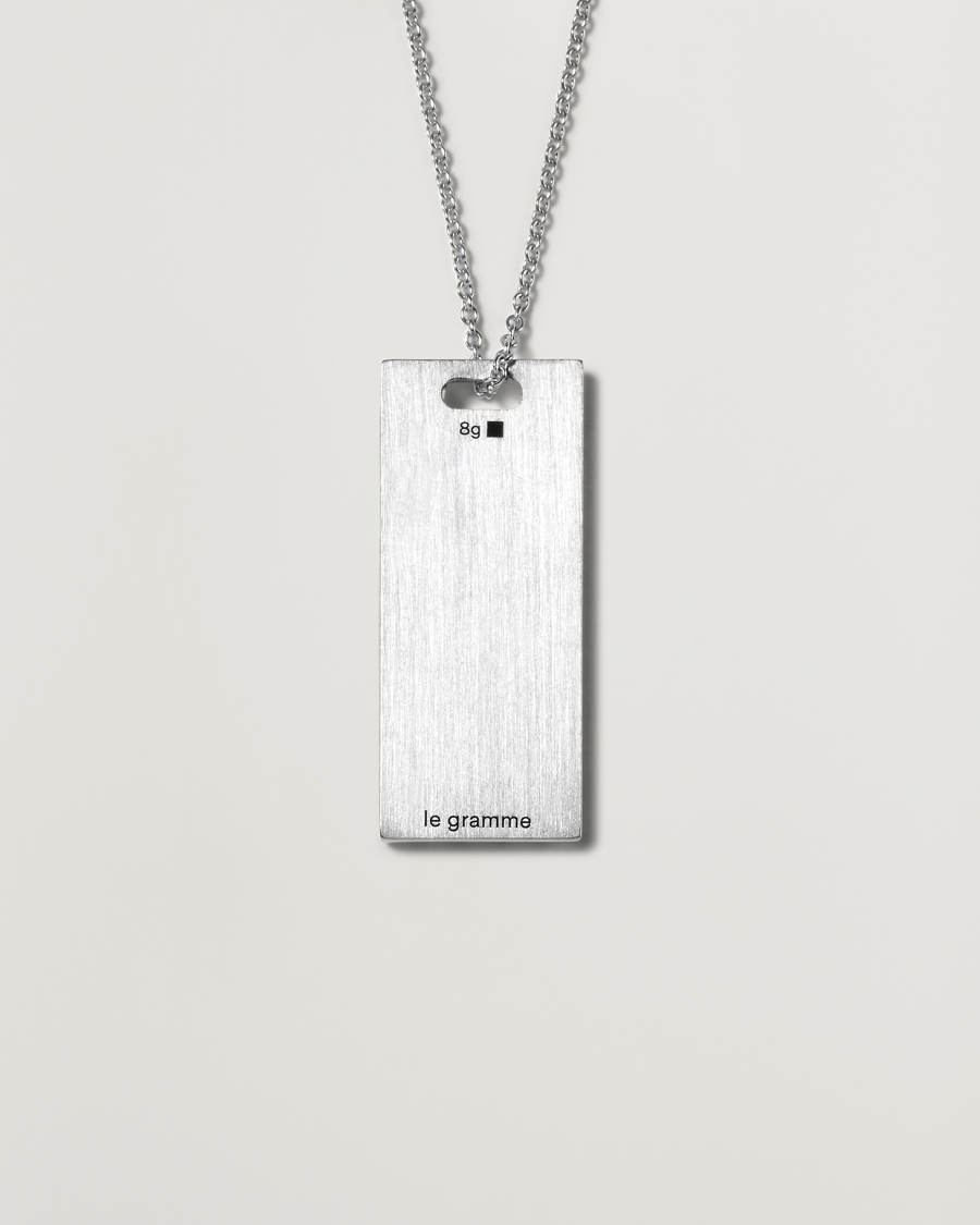 Herren |  | LE GRAMME | Godron Necklace Sterling Silver 8g