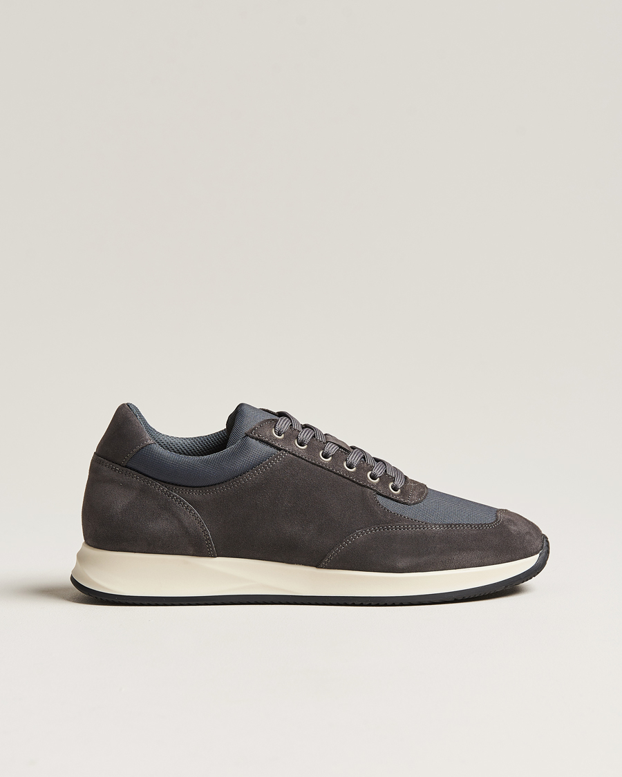 Herren | Sneaker | Myrqvist | Stensund Running Sneaker Dark Grey Suede