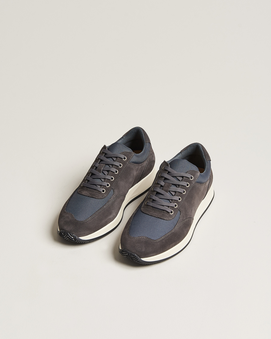 Men | Myrqvist | Myrqvist | Stensund Running Sneaker Dark Grey Suede