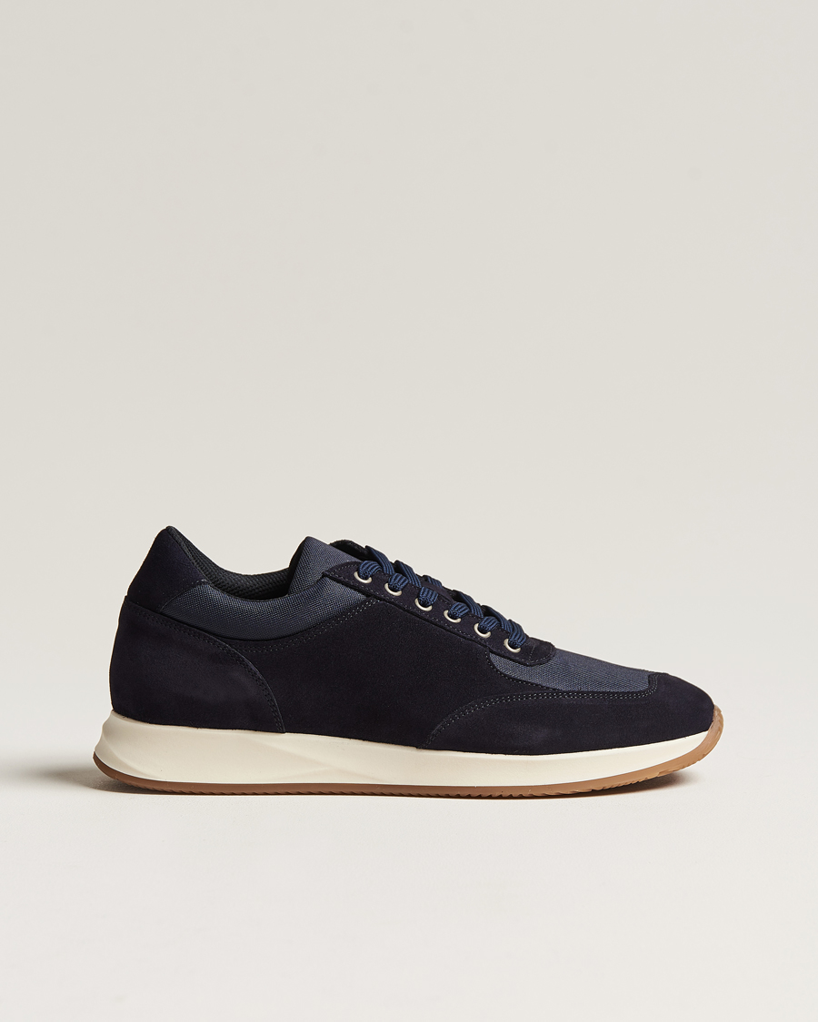 Herren | Sneaker | Myrqvist | Stensund Running Sneaker Navy Suede