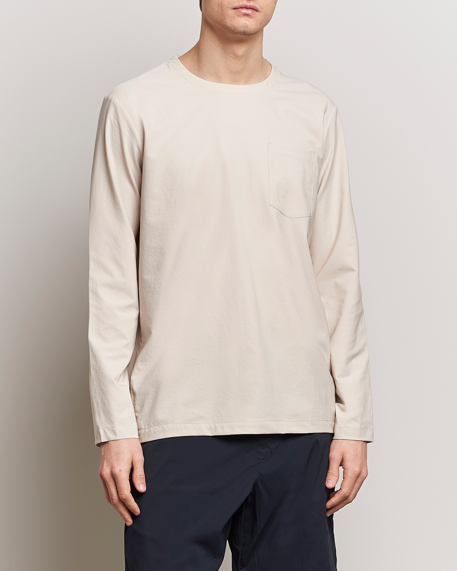 Herr | T-Shirts | Houdini | Cover Crew Quick Dry Long Sleeve Foggy Mountain