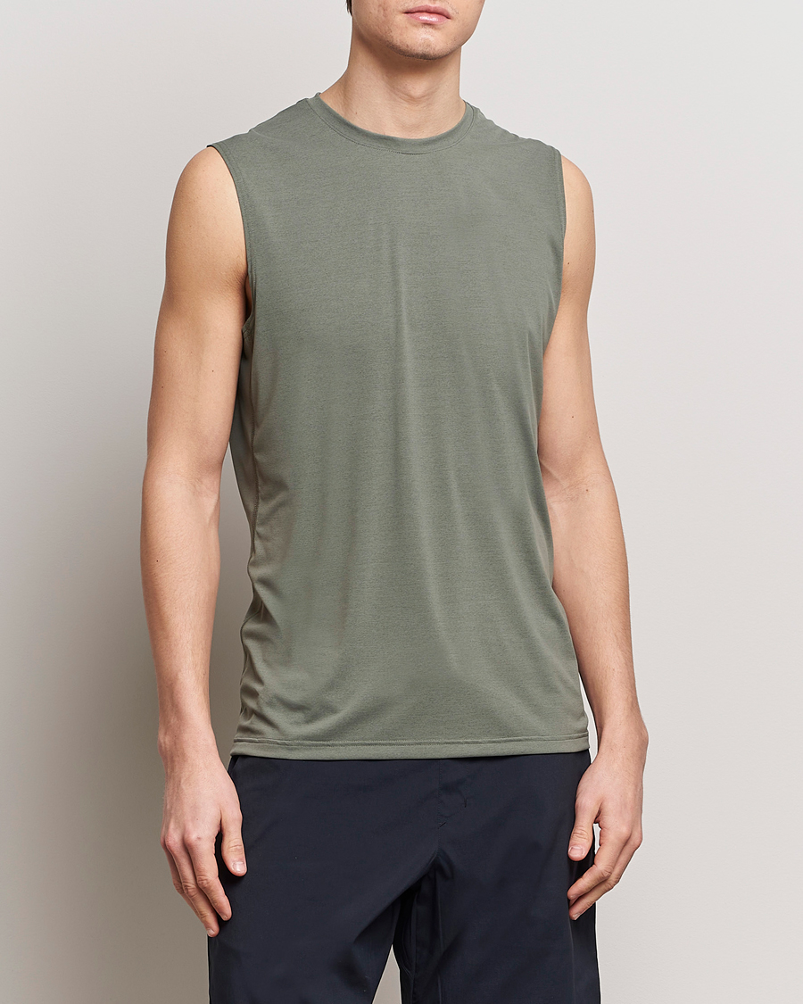 Herren | Unterhemden | Houdini | Pace Air Tank Geyser Grey