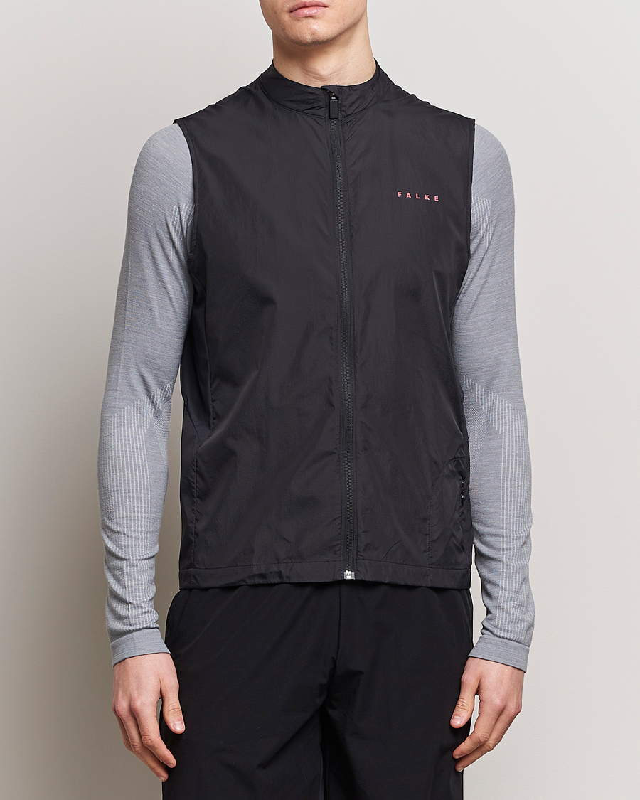 Men |  | Falke Sport | Falke Recycled Running Vest Black