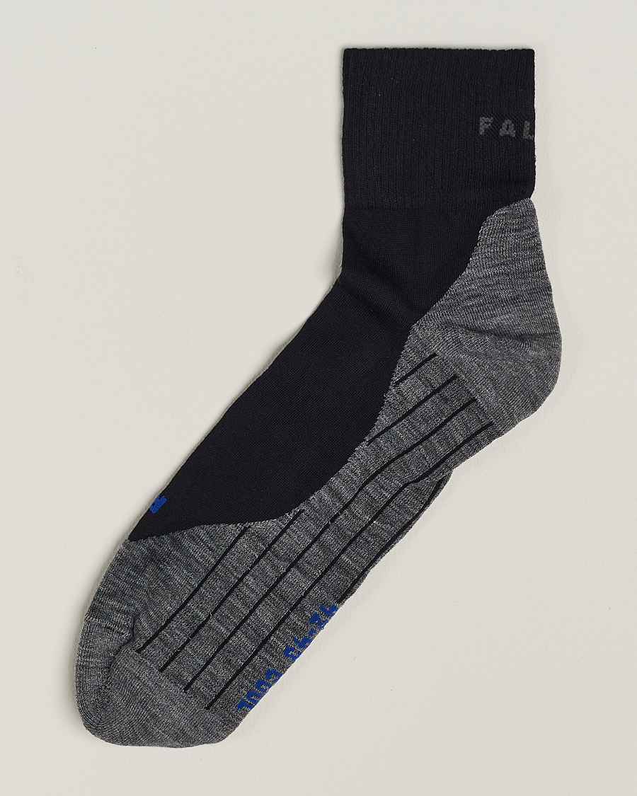 Herren | Unterwäsche | Falke Sport | Falke TK5 Wander Cool Short Trekking Socks Black