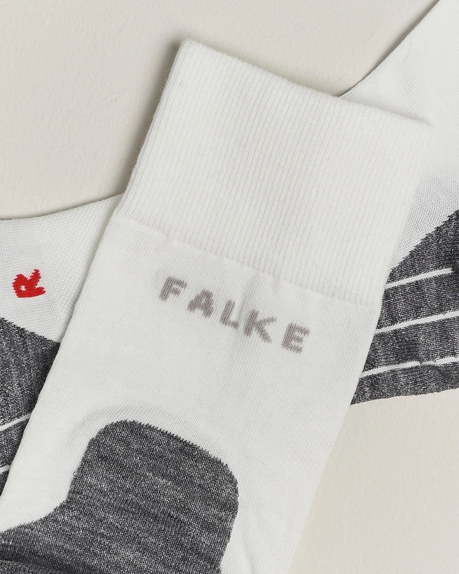 Herren | Normale Socken | Falke Sport | Falke RU4 Endurance Running Socks White Mix