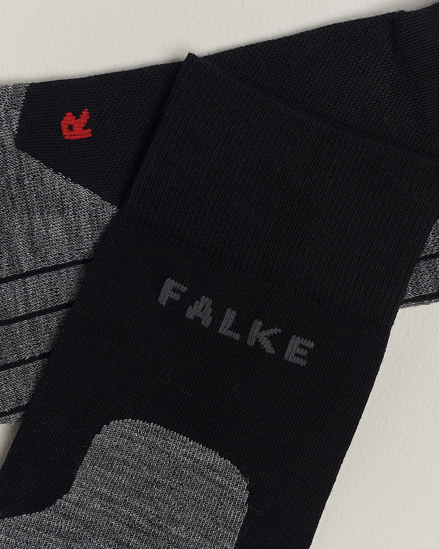 Herren | Unterwäsche | Falke | RU4 Endurance Running Socks Black Mix