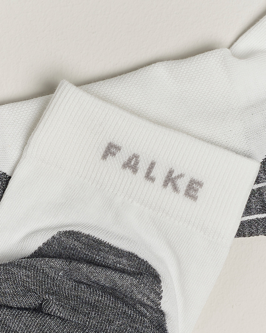 Men | Socks | Falke Sport | Falke RU4 Endurance Short Running Socks White Mix