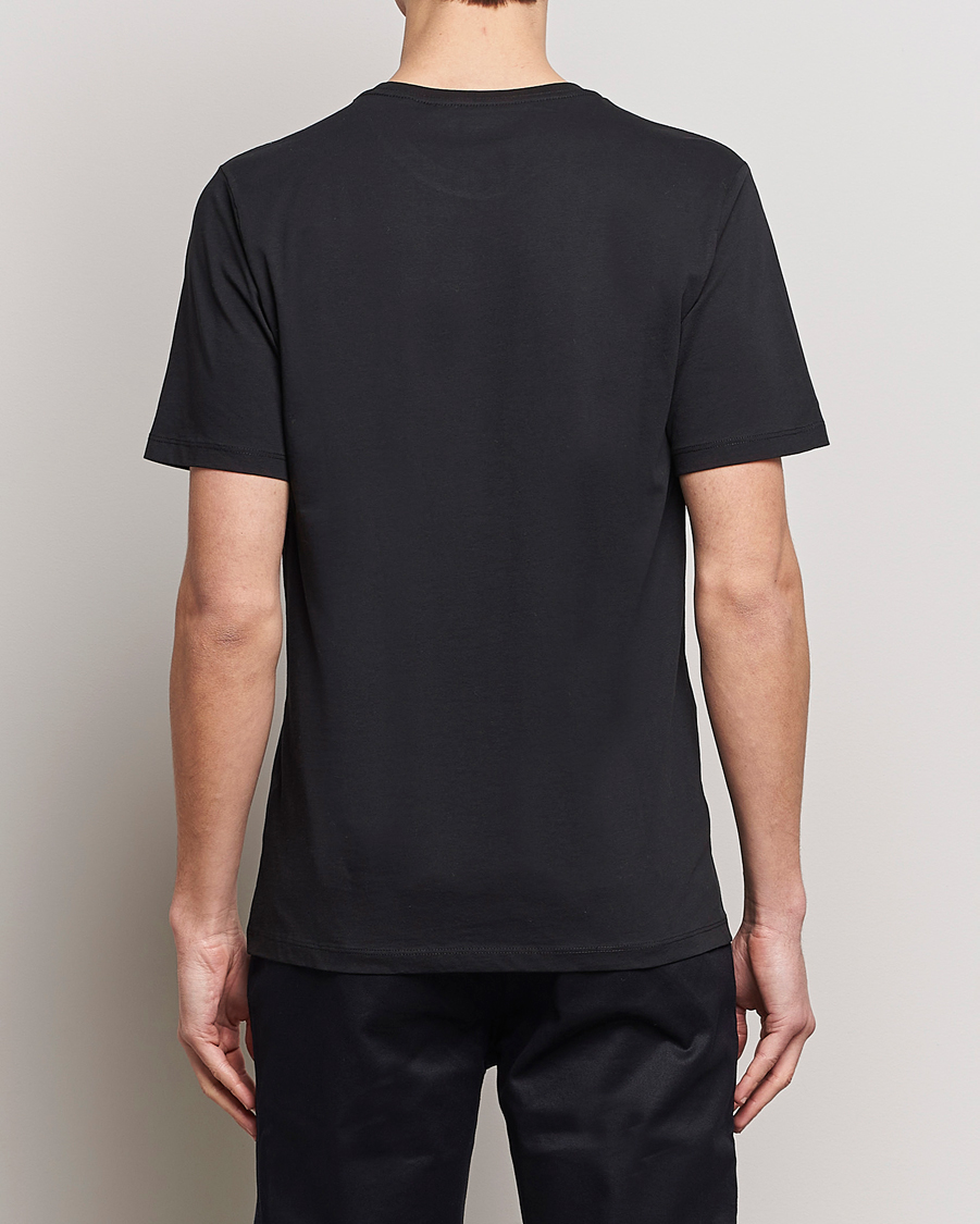 Herren | T-Shirts | KnowledgeCotton Apparel | Agnar Basic T-Shirt Jet Black