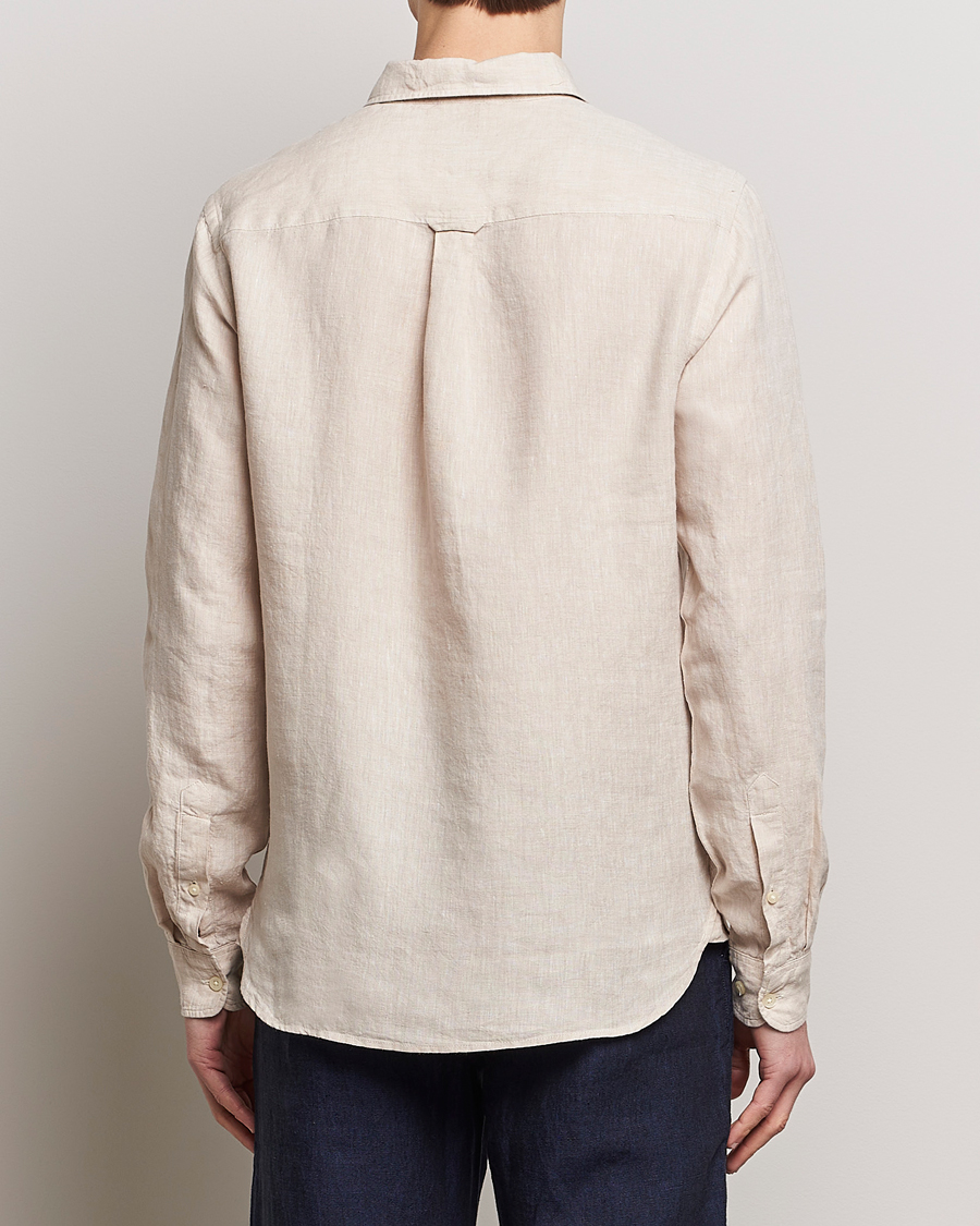 Herren | Hemden | KnowledgeCotton Apparel | Regular Linen Shirt Light Feather Grey