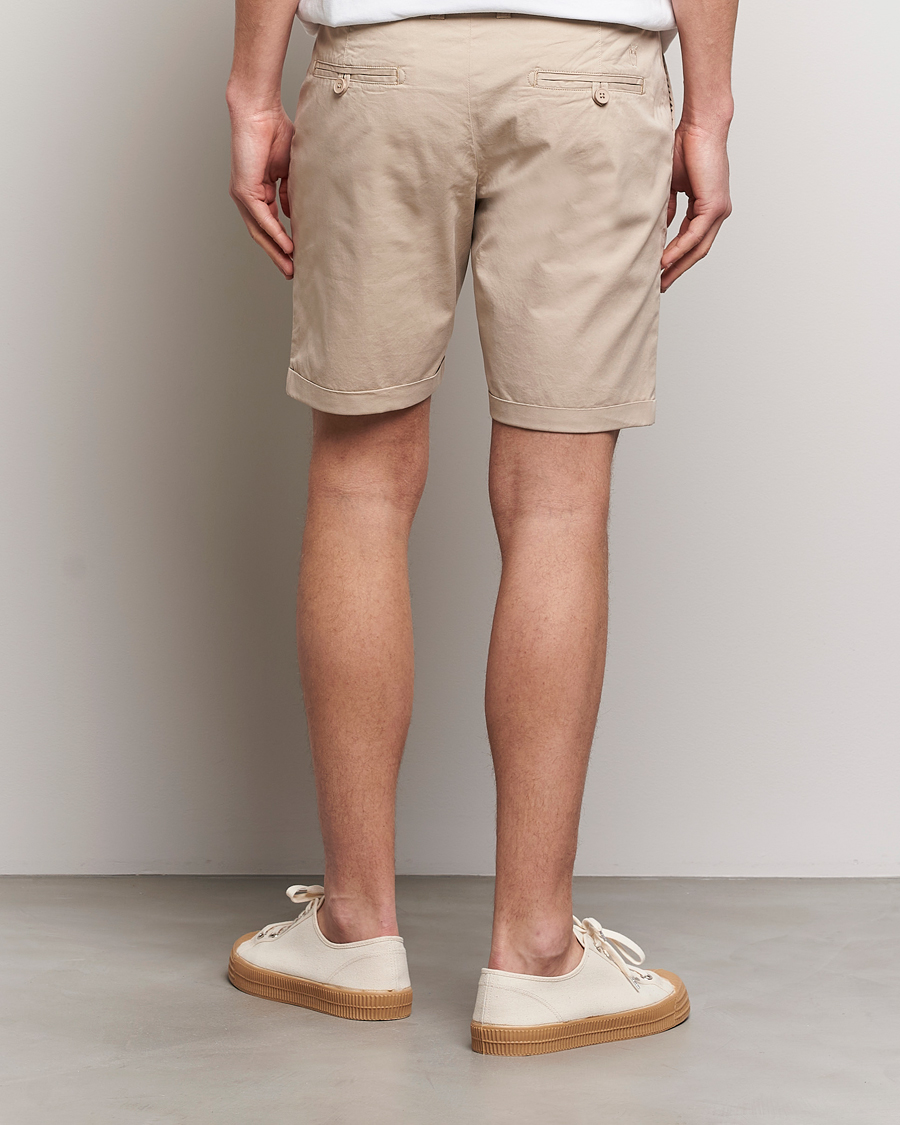 Herren | Shorts | KnowledgeCotton Apparel | Regular Chino Poplin Shorts Light Feather Grey