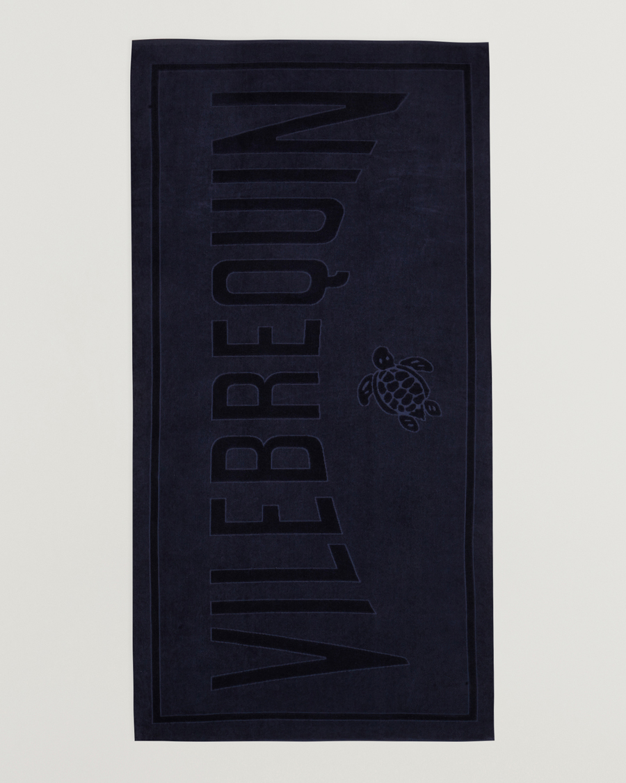 Herren | Textilien | Vilebrequin | Sand Organic Cotton Towel Bleu Marine