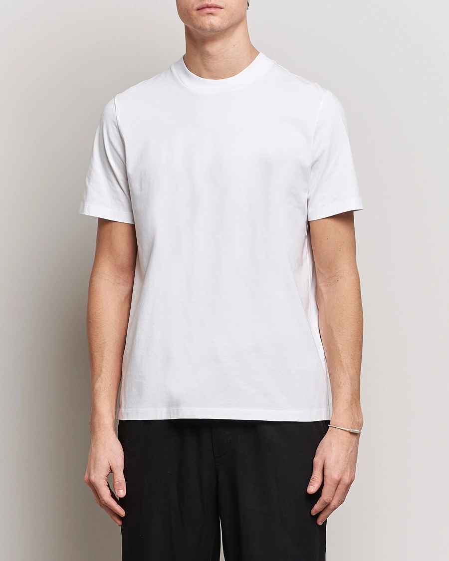 Men | Jil Sander | Jil Sander | Round Collar Simple T-Shirt White