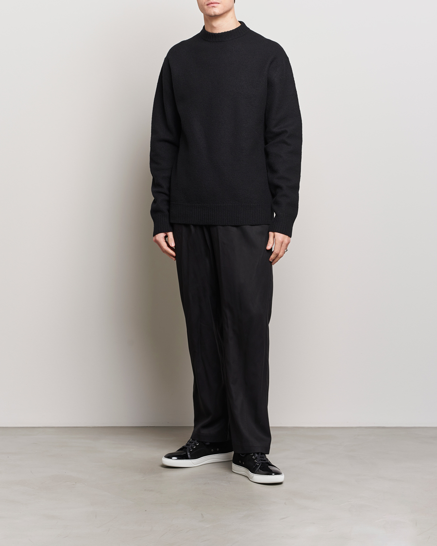 Herren | Pullover | Jil Sander | Lightweight Merino Wool Sweater Black