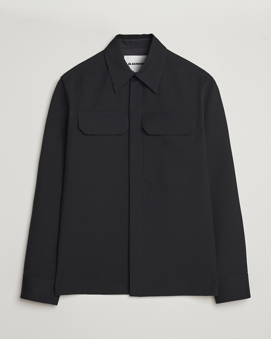 Herren | Hemden | Jil Sander | Double Pocket Overshirt Black