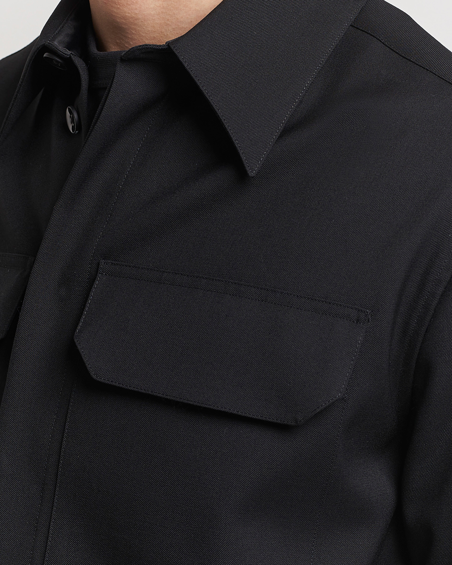Herren | Hemden | Jil Sander | Double Pocket Overshirt Black