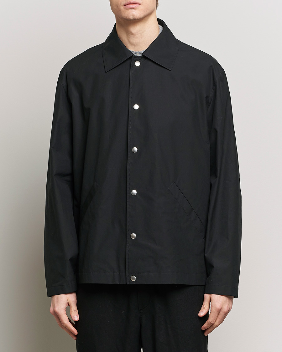 Herren | Jacken | Jil Sander | Back Printed Coach Jacket Black