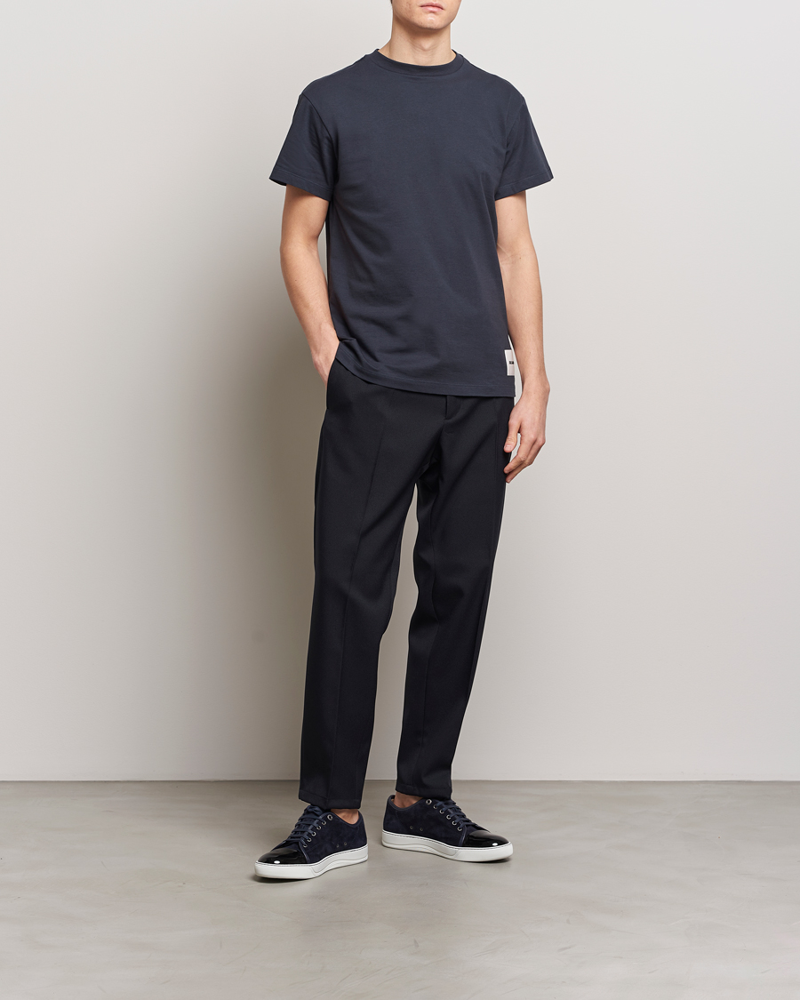 Herren | T-Shirts | Jil Sander | 3-Pack Short Sleeve T-Shirts White/Navy/Black