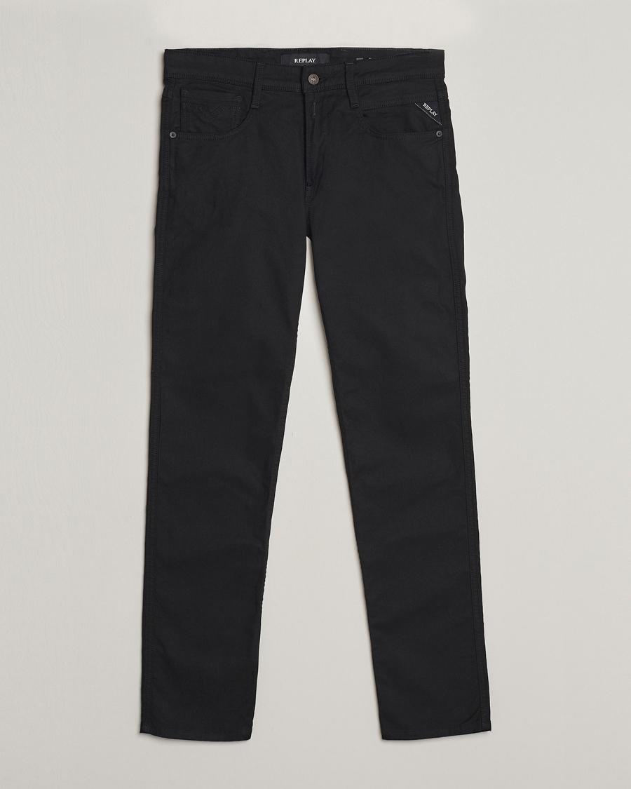 Herren | Jeans | Replay | Anbass Powerstretch Jeans Black