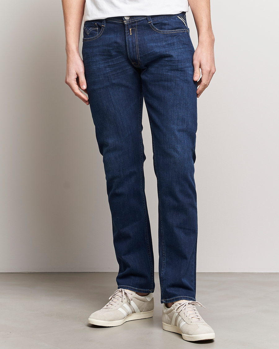 Herren | Blaue jeans | Replay | Rocco Stretch Jeans Dark Blue