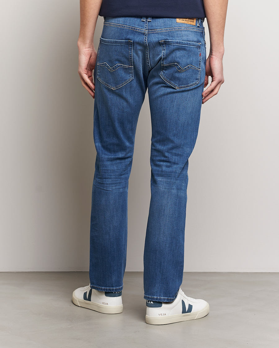 Herren | Jeans | Replay | Rocco Regular Fit Stretch Jeans Medium Blue