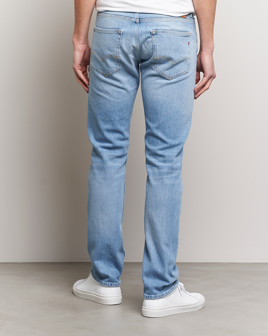 Herren | Jeans | Replay | Grover Straight Fit Stretch Jeans Light Blue