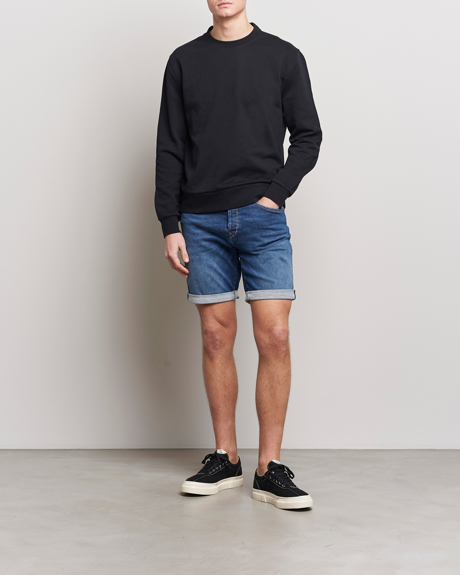 Herren | Shorts | Replay | RBJ981 Hyperflex Denim Shorts Dark Blue
