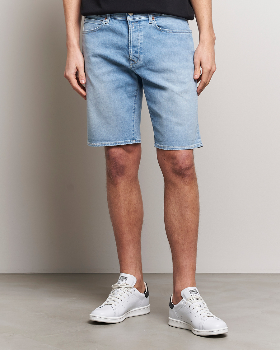 Herren | Shorts | Replay | RBJ981 Hyperflex Denim Shorts Light Blue