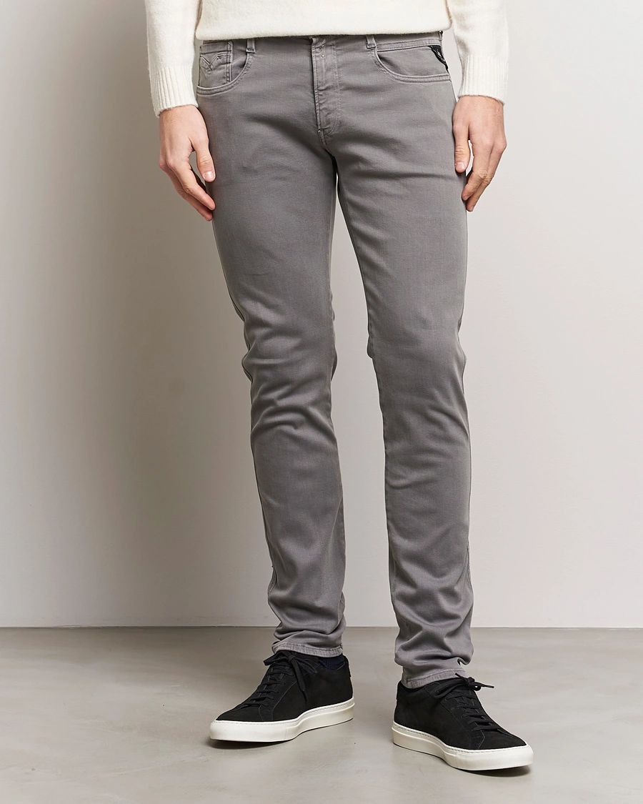 Herren | Hosen | Replay | Anbass Hyperflex X.Lite 5-Pocket Pants Medium Grey