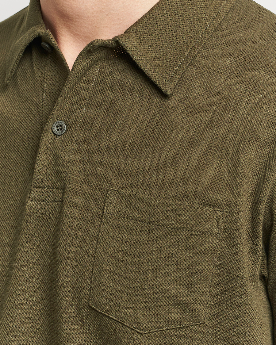 Herren | Poloshirts | Sunspel | Riviera Polo Shirt Dark Olive