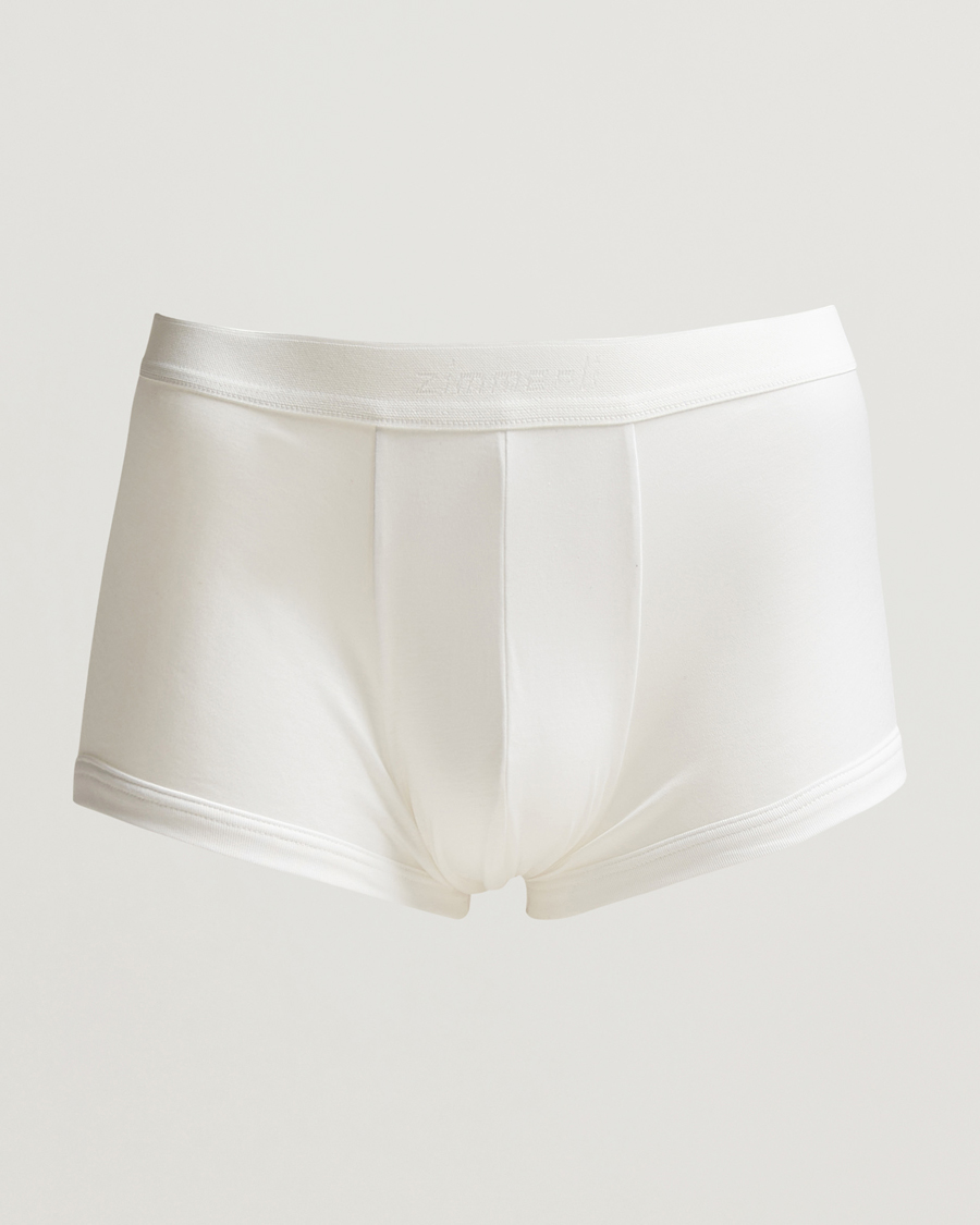 Herren | Unterwäsche | Zimmerli of Switzerland | Sea Island Cotton Boxer Briefs White