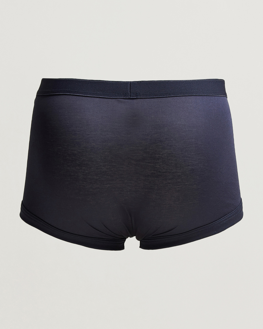 Herren | Zimmerli of Switzerland | Zimmerli of Switzerland | Sea Island Cotton Boxer Briefs Navy