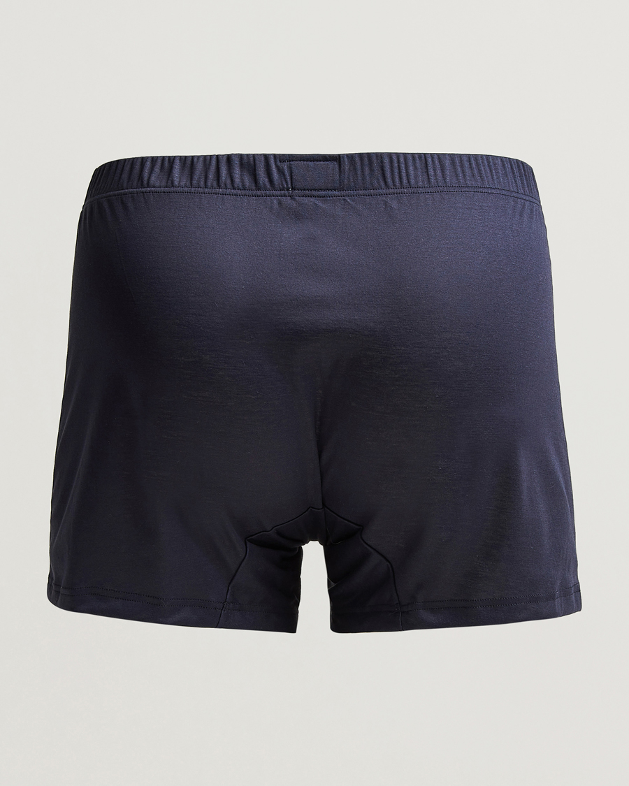 Herren |  | Zimmerli of Switzerland | Sea Island Cotton Boxer Shorts Navy