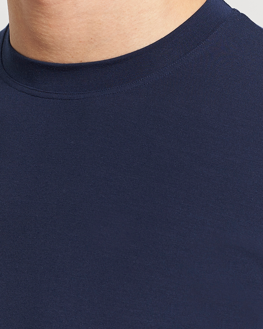 Herren | T-Shirts | Zimmerli of Switzerland | Pureness Modal Crew Neck T-Shirt Navy