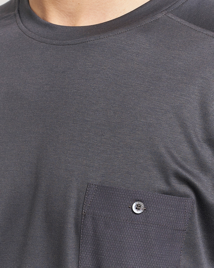 Herren | Schlafanzüge & Bademäntel | Zimmerli of Switzerland | Cotton/Modal Crew Neck Loungwear T-Shirt Phantom
