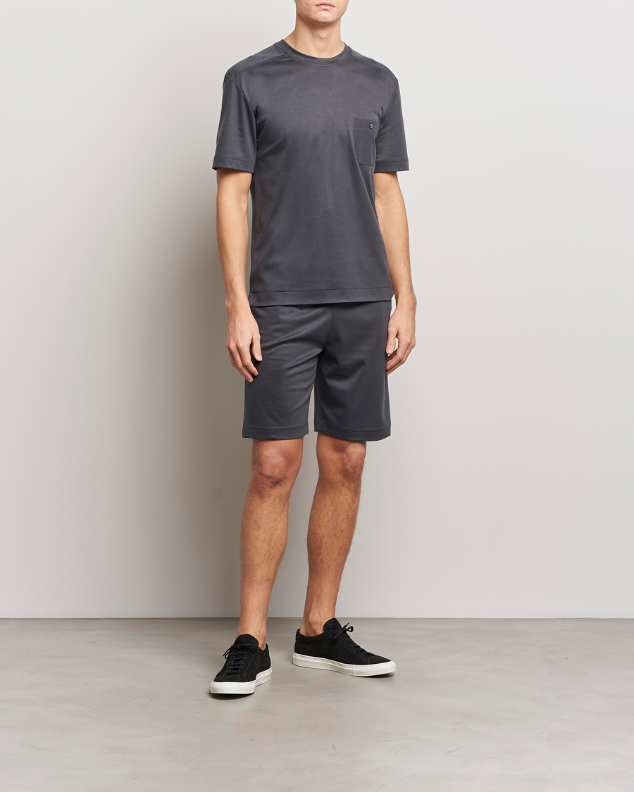 Herren | Schlafanzüge & Bademäntel | Zimmerli of Switzerland | Cotton/Modal Loungewear Shorts Phantom
