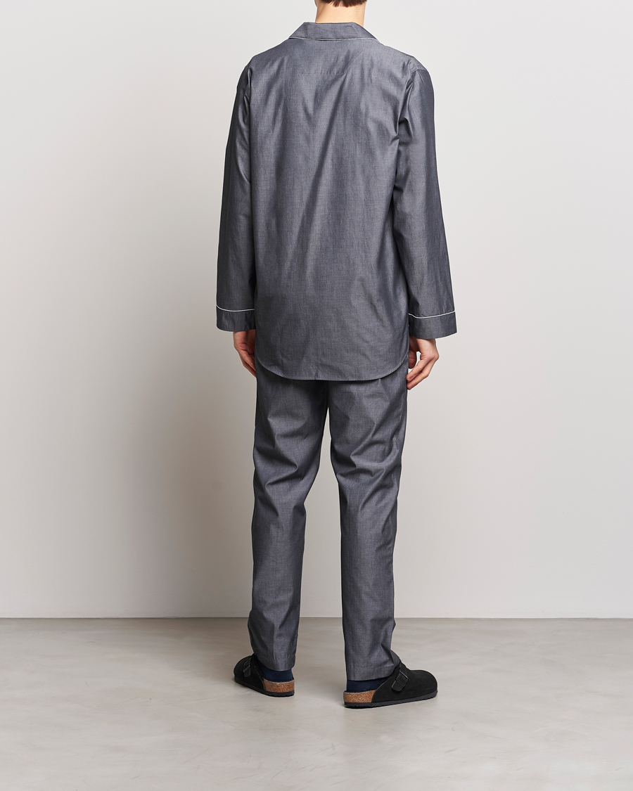 Herren | Schlafanzüge & Bademäntel | Zimmerli of Switzerland | Mercerised Cotton Pyjamas Dark Grey