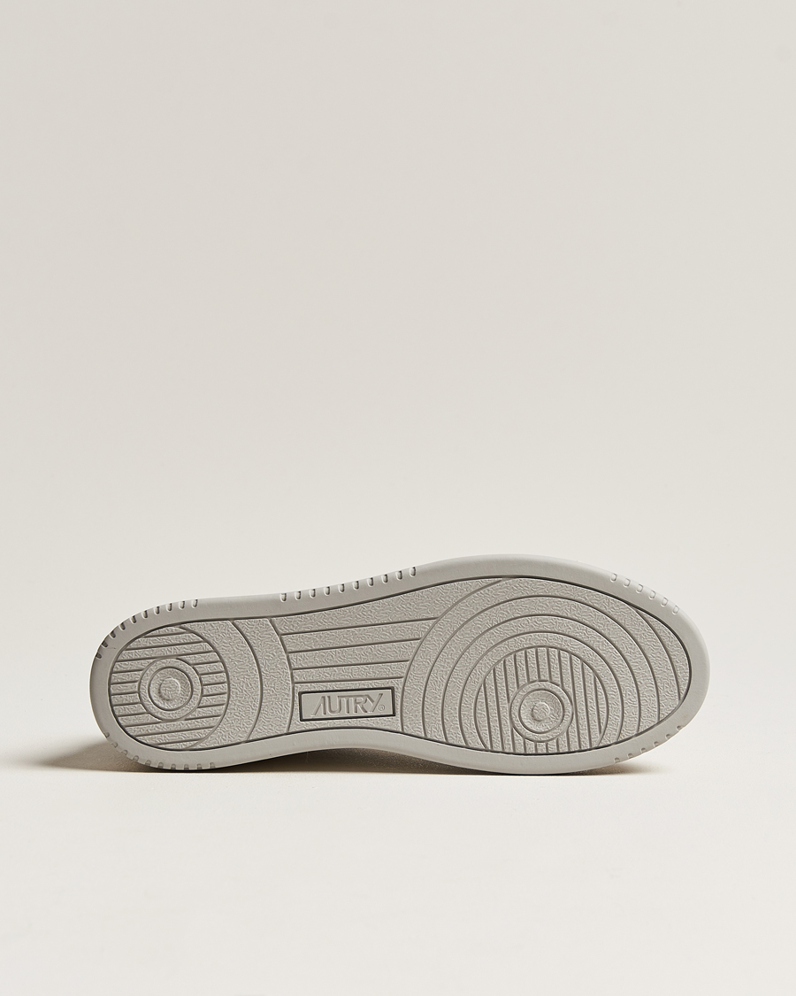 Herren | Autry Medalist Low Bicolor Leather Sneaker White/Grey | Autry | Medalist Low Bicolor Leather Sneaker White/Grey
