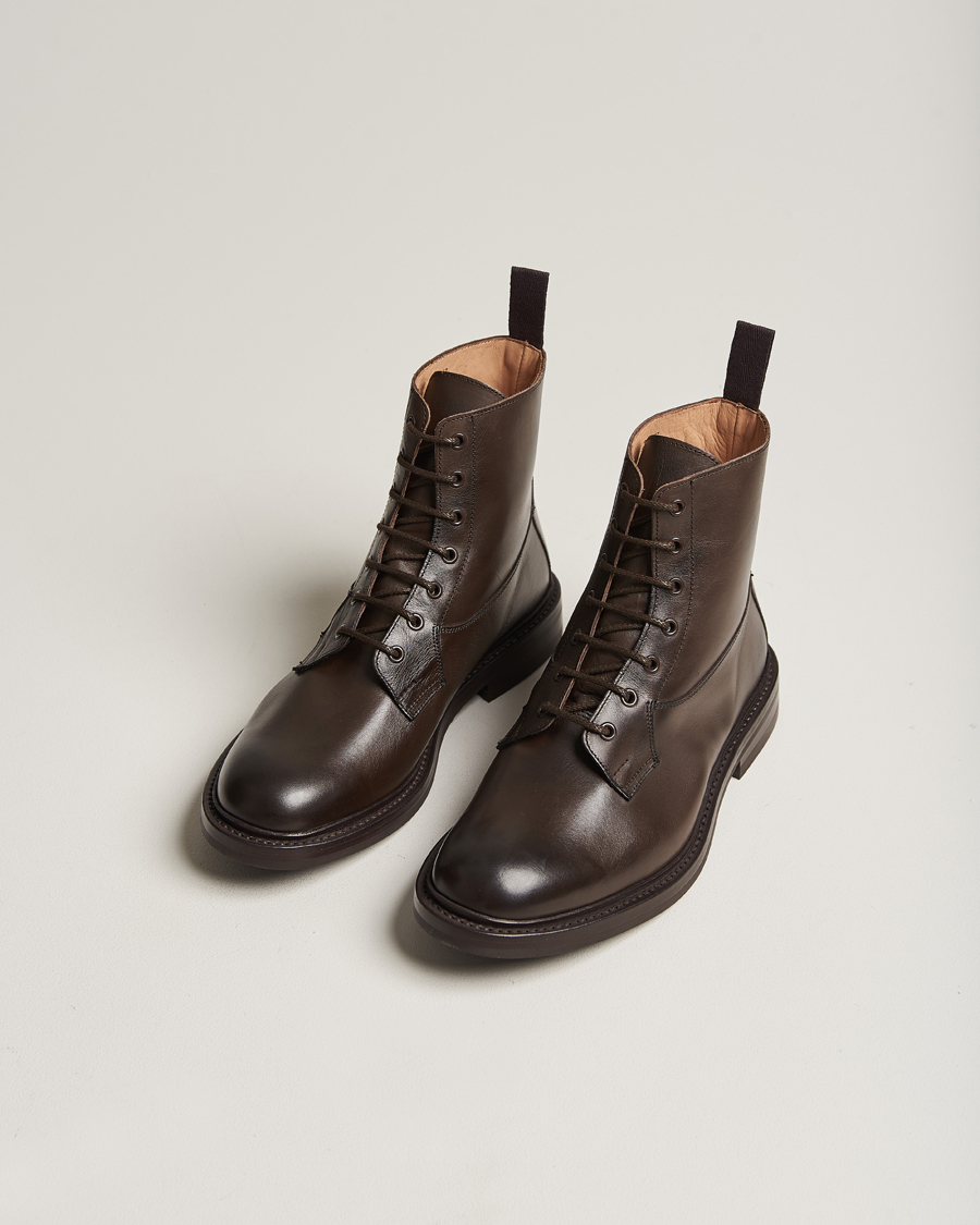 Herren | Schnürboots | Tricker's | Burford Dainite Country Boots Espresso