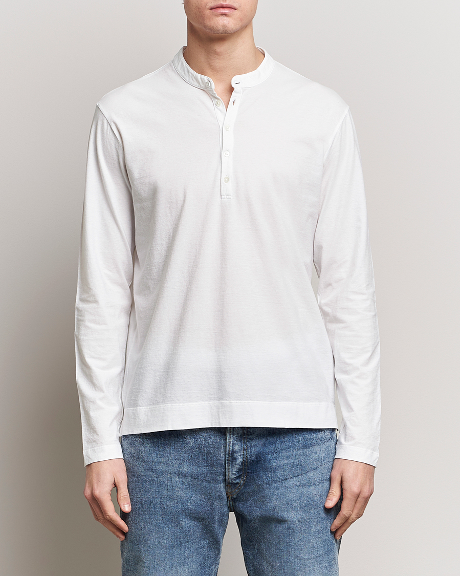 Herren | Kleidung | Massimo Alba | Hawai Watercolor Henley White