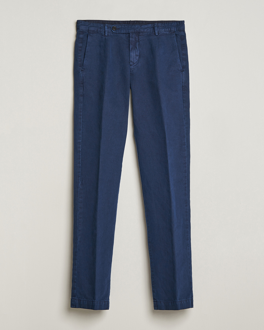 Herren | Hosen | Massimo Alba | Ionio Cotton Trousers Navy