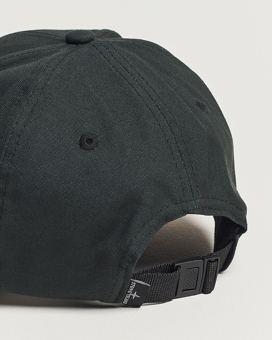 Herren | Stone Island Classic Cotton Cap Black | Stone Island | Classic Cotton Cap Black