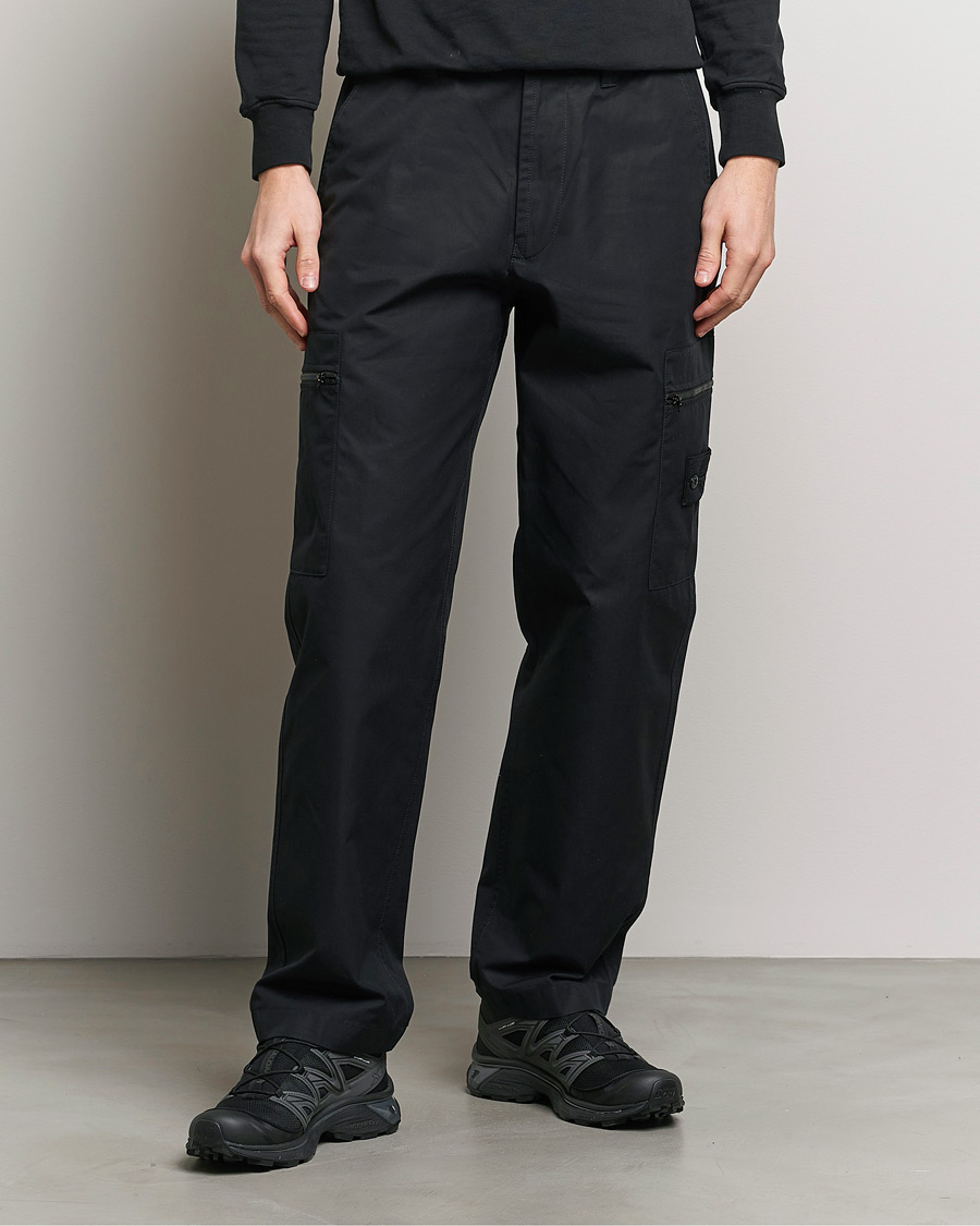 Herren | Hosen | Stone Island | Ghost Ventile Cotton Cargo Pants Black