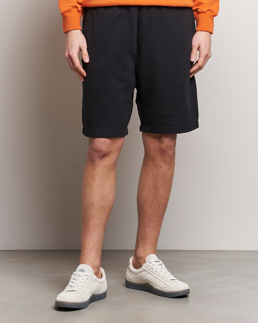 Men |  | Stone Island | Heavy Cotton Fleece Sweatshorts Black