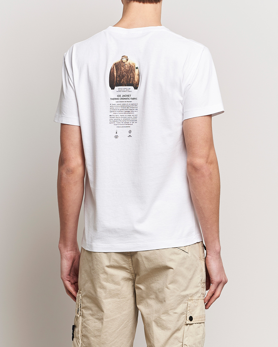 Herren | T-Shirts | Stone Island | Archivio Print T-Shirt White