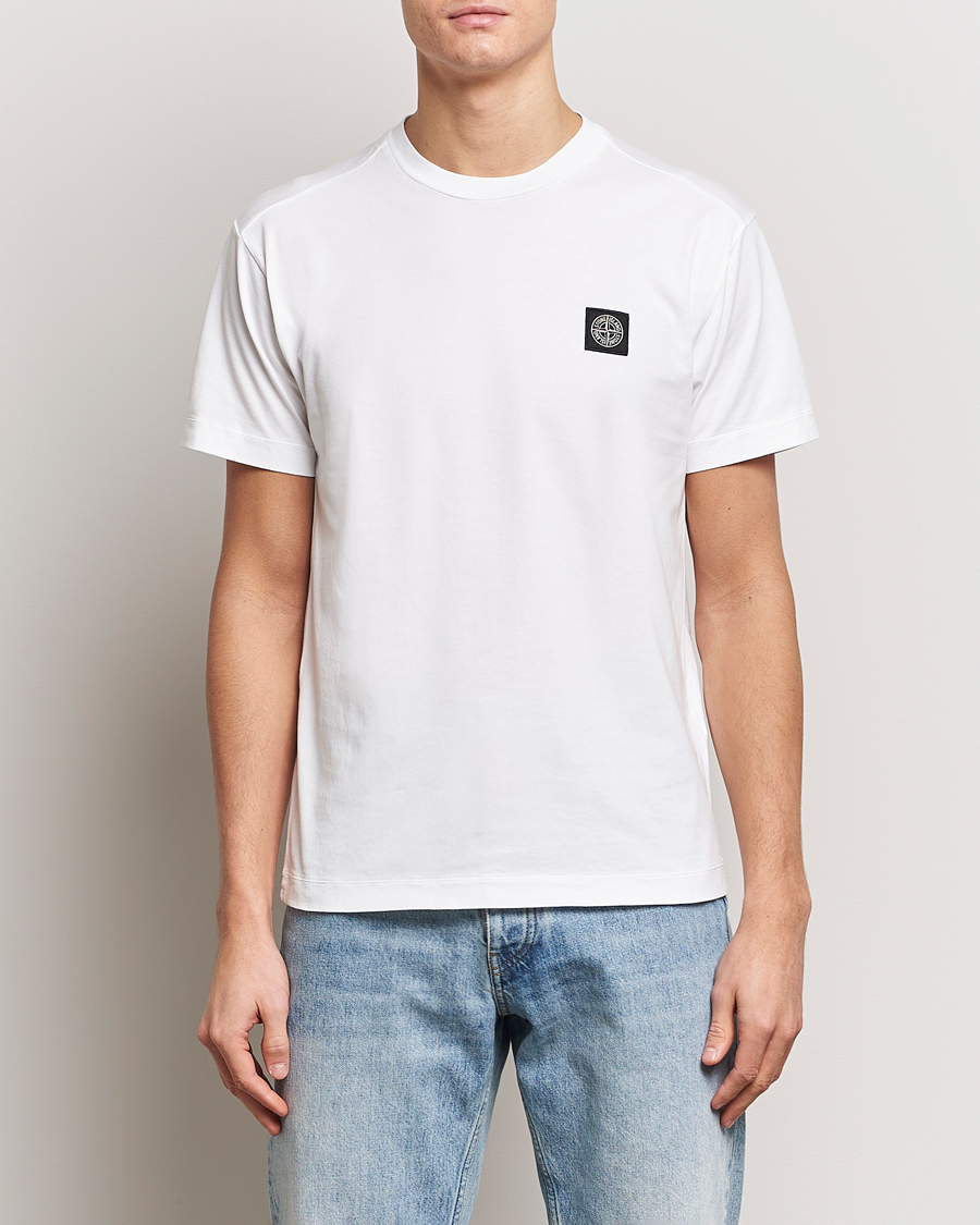 Herren | Stone Island | Stone Island | Garment Dyed Cotton Jersey T-Shirt White