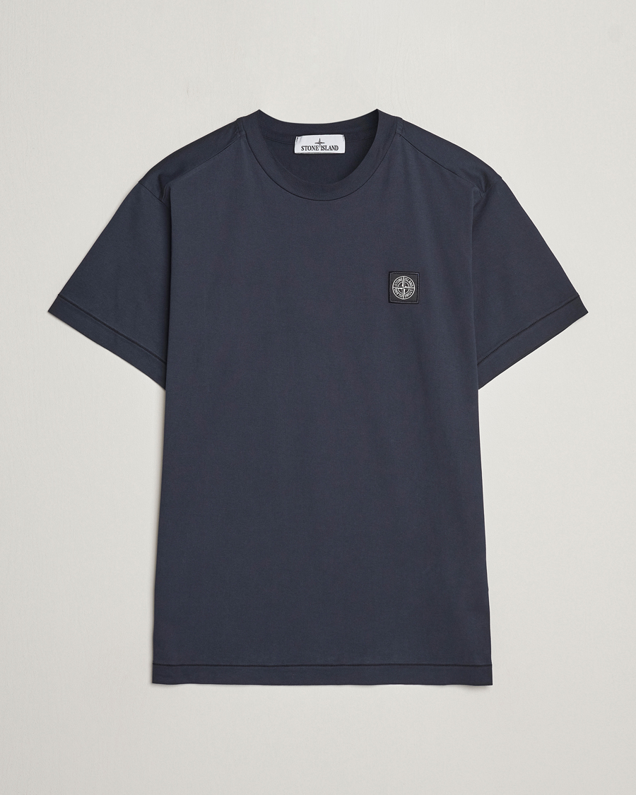 Herren | Aktuelle Marken | Stone Island | Garment Dyed Cotton Jersey T-Shirt Navy Blue
