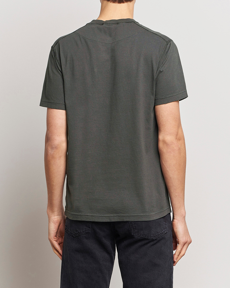 Herren | T-Shirts | Stone Island | Organic Cotton Fissato Effect T-Shirt Charcoal